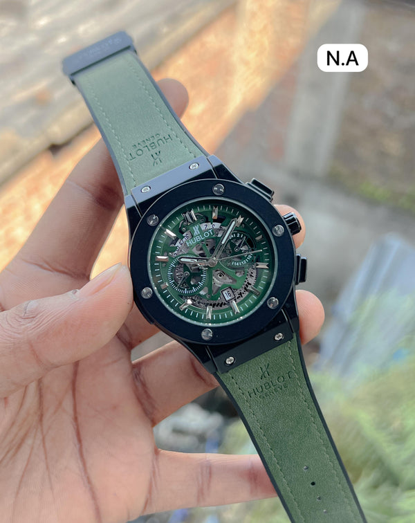 Hublot Premium Men’s Watch | Luxury Skeleton Dial | Free Shipping | truesymbol.in