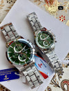 Luxury Couple Watch Set | Bophier Men’s & Women’s Chronograph Watch | Premium Metal Strap with Date – Free Shipping
