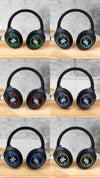 Gaming Headphones 2025 – Wireless + AUX | 50mm Drivers | RGB Lights | TrueSymbol.in Exclusive