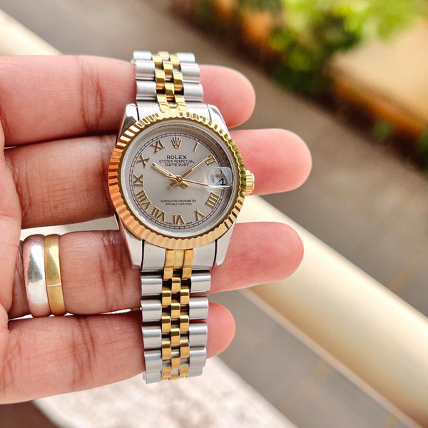 Rolex Silver-Tone Datejust Watch