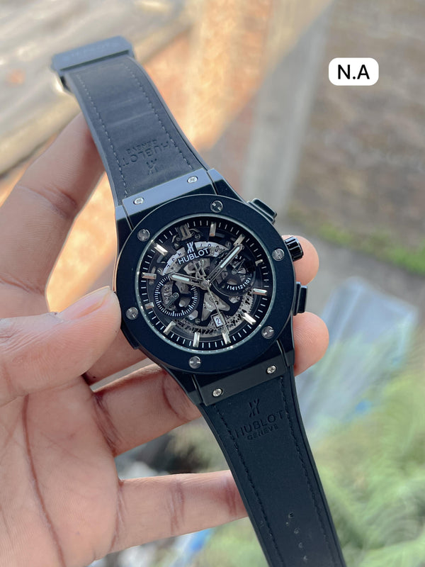 Hublot Premium Men’s Watch | Luxury Skeleton Dial | Free Shipping | truesymbol.in