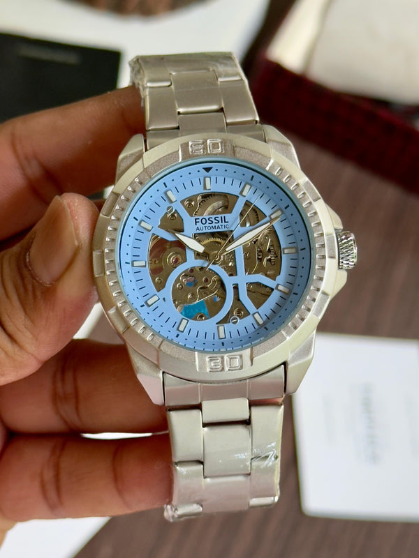 Fossil Bronson ME3217 | Premium Skeleton Automatic Watch (44mm)