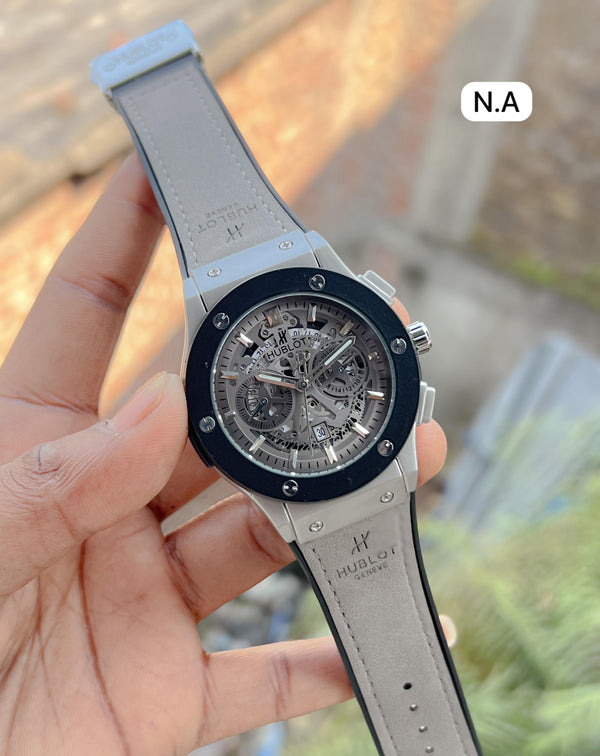 Hublot Premium Men’s Watch | Luxury Skeleton Dial | Free Shipping | truesymbol.in