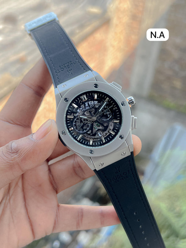 Hublot Premium Men’s Watch | Luxury Skeleton Dial | Free Shipping | truesymbol.in