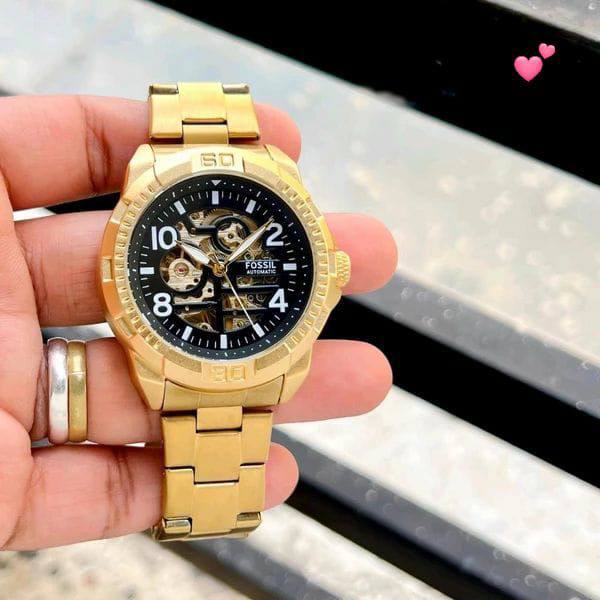 Banon Gold Automatic Analog Watch For Men