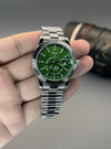 Rolex Sky-Dweller | Silver Stainless Steel Watch with Iconic Green Dial (41mm)